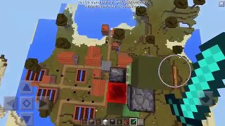 Как Сделать КРУТУЮ РАКЕТУ в Minecraft PE 1.1 [Бомбим деревню] ( БЕЗ МОДОВ ) - [ МЕХАНИЗМЫ ]