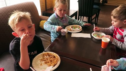 MORNING ROUTINE | 5 KIDS IN A HOTEL ROOM!!!