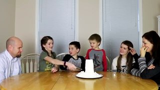 Family Flour Tower Challenge / That YouTub3 Family
