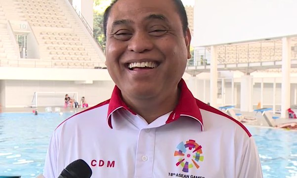 CDM Tinjau Pelatnas Akuatik