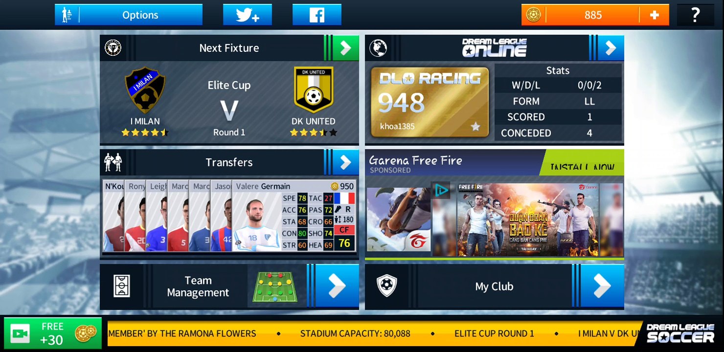 Dream League 2018 IOS Android - Season 2 - Game 5