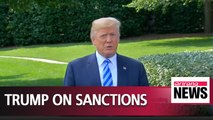 Trump says no new U.S. sanctions on North Korea while two sides talking