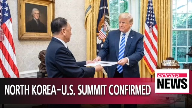 Trump says June 12 Singapore summit back on after meeting with N. Korea's former spy chief