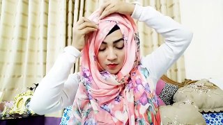 Hijab Style for School colleges Ragday Convocation ceremony with Square scarf | Pari ZaaD
