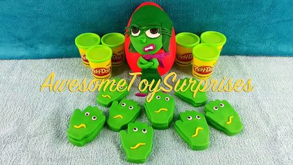 Play-Doh Surprise Eggs Disney Pixar Movie Inside Out Disgust