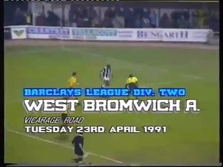 Watford - West Bromwich Albion 23-04-1991 Division Two