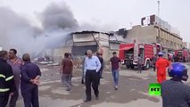 اندلاع حريق كبير وسط بغدادللمزيد: