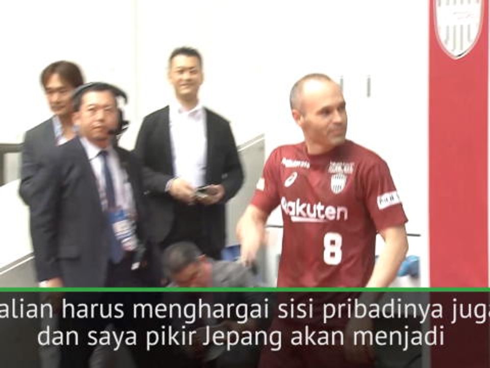 Iniesta Akan Menikmati Waktunya Di Jepang - Mendieta