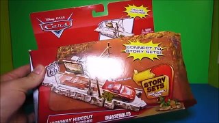 Pixar Cars Highway Hideout Route 66 Speed Trap Launcher Story Sets new Disney By WD Toys