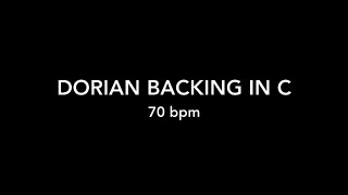 Soulful Dorian Groove – Guitar Backing Track in C
