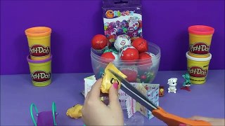 Giant KINDER Surprise Egg Play Doh with ORBEEZ, Minecraft, Shopkins inside