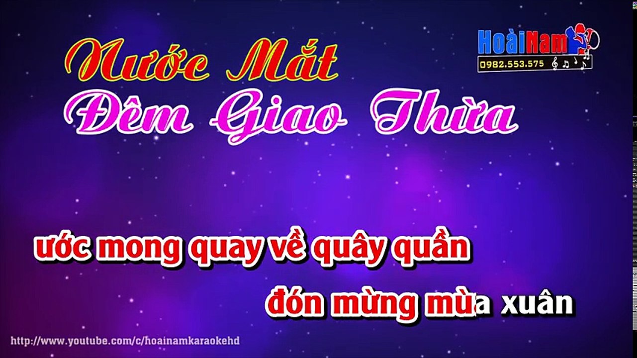 Nuoc mat dem giao thua - Karaoke