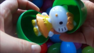 30 Easter Eggs!!! Disney toys Peppa Pig Thomas SpongeBob Moshi Monsters Hello Kitty