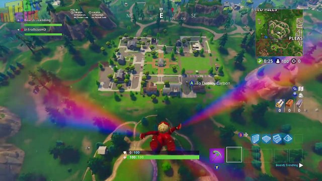 ANGRY KID RIDES *NEW* SHOPPING CART THEN FALLS FROM MAX HEIGHT ON FORTNITE (Fortnite Trolling)