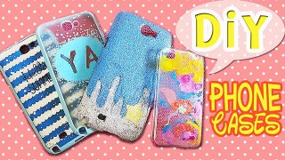 4 ไอเดีย เคสมือถือทำเอง | Easy DIY Phone Cases!