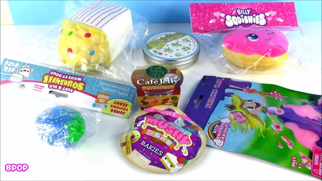 Cutting OPEN Squishy Coffee Toy! Buttered POPCORN Putty! Slime Strawberry! Scented Ooze!
