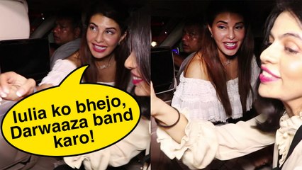 Jacqueline Fernandez Goes CRAZY In Car After RACE 3 Party | Bollywood Actress Funny Moments