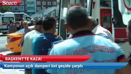 Başkent’te akılalmaz kaza
