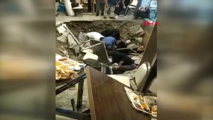 Avcılar'da İnanılmaz Olay; İftar Sırasında Restoranın Zemini Çöktü