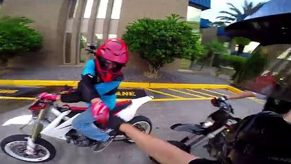 NOSE WHEELIE CRASH!! BROKEN BIKE :(