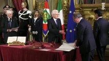 El nuevo Gobierno de Italia toma posesión