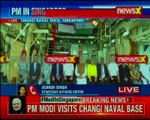 PM in Singapore Prime Minister Narendra Modi visits Changi Naval base