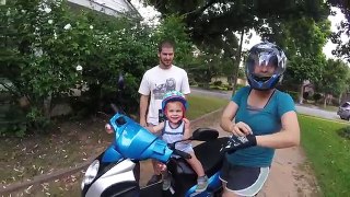 TaoTao 2016 Toddler on A Motorbike Adventure
