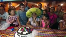 Feliz cumpleaños Maruca. Se emociono y hasta lloró. Cumpleaños de Maruca a la Mexicana. Parte 4