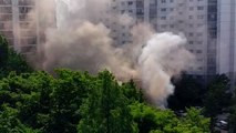 전국 곳곳 아파트 화재...폐산 15톤 유출 / YTN