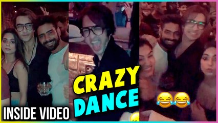 Rishta Likhenge Hum Naya Fame Rohit Suchanti CRAZY DANCE | Inside Video