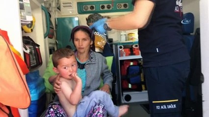 Ateşi yükselen firari bebek Bursa'ya sevk edildi