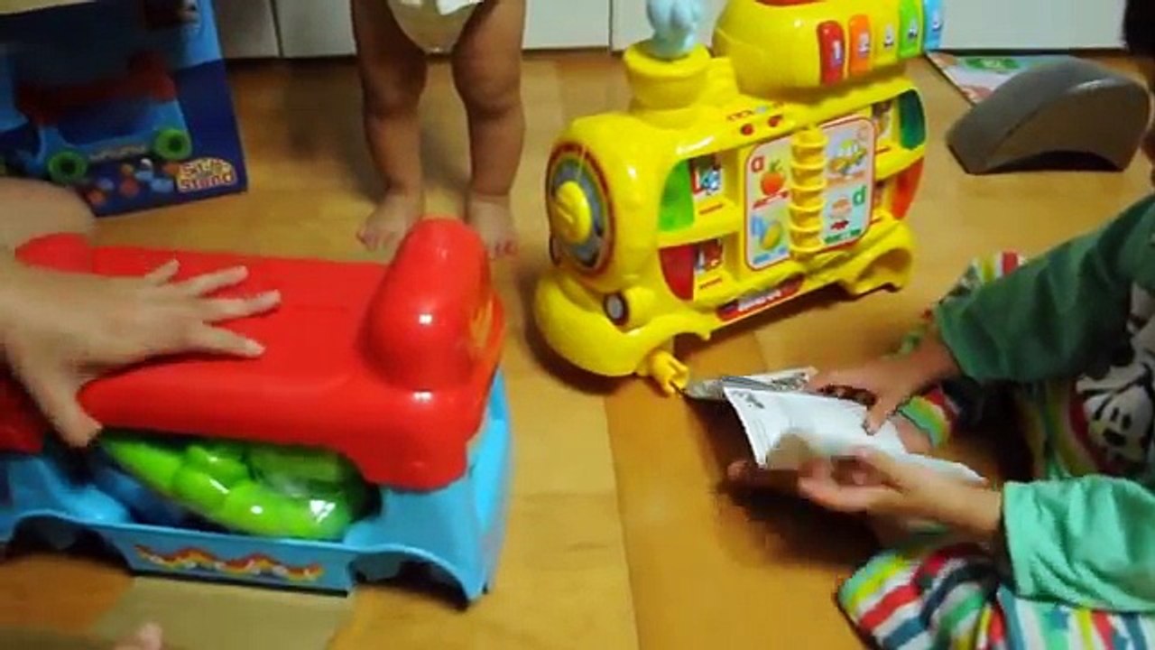 vtech - push & ride alphabet train 개봉기
