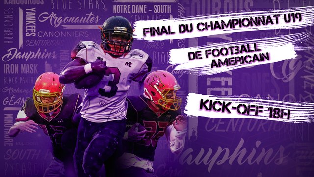 CHAMPIONNAT DE FRANCE 2018 FOOT US U19