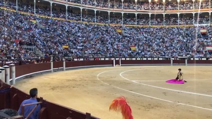 Cayetano Rivera recibe a Porta Gayola en Las Ventas el pasado viernes 1 de junio