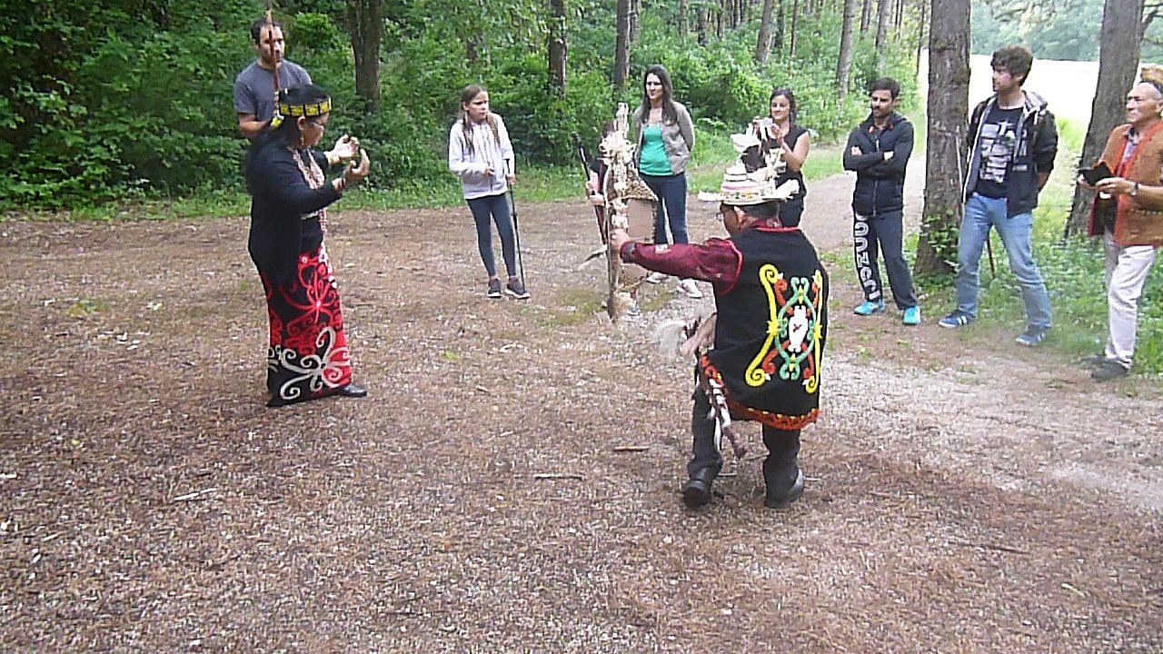 Inauguration du parcours sarbacane avec les indiens Penan 2