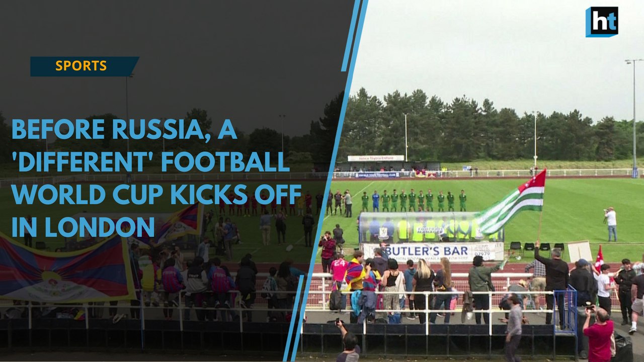 Watch: A 'different' football World Cup kicks off in London