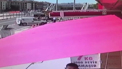 Açık Unutulan Damperin Üst Geçide Çarpması Kamerada