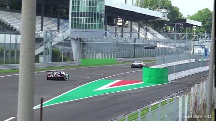 NEW BMW M8 GTE 2019 Testing @ Monza Circuit! - LOUD Backfires & Twin Turbo V8 Sounds!