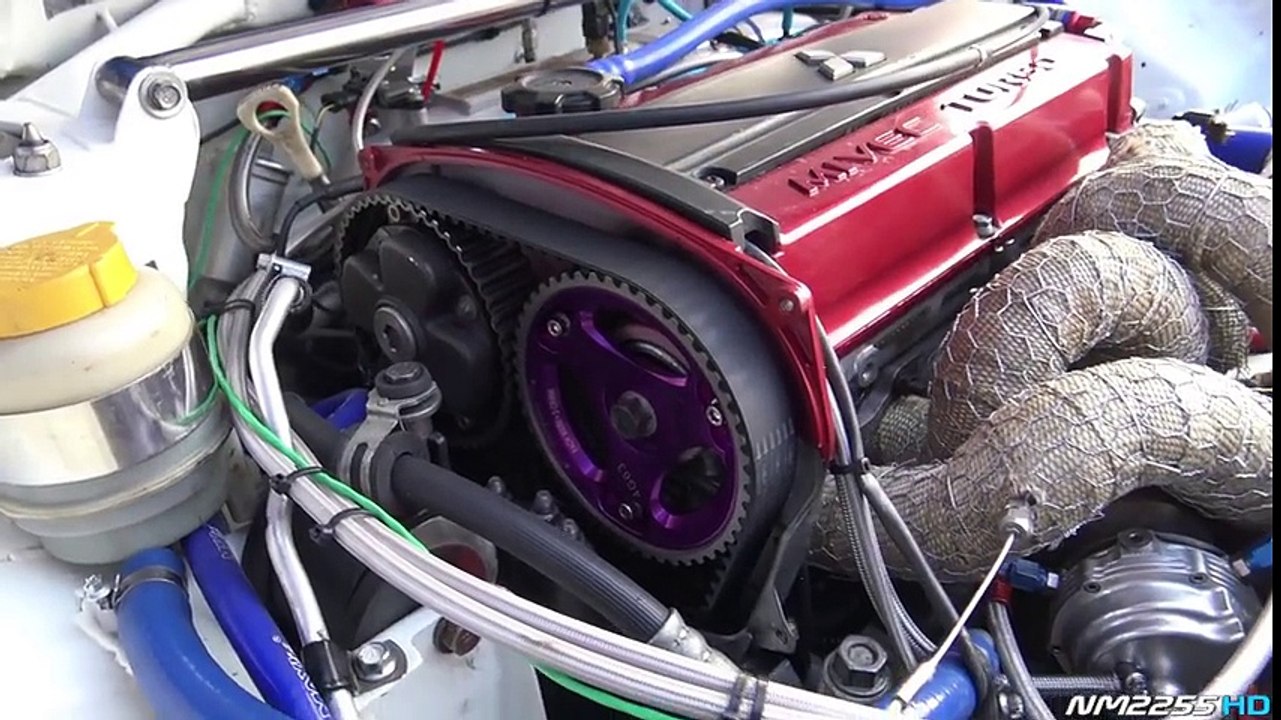 Mitsubishi Lancer EVO Hillclimb Monster in Action! - LOUD Backfires & Sounds!