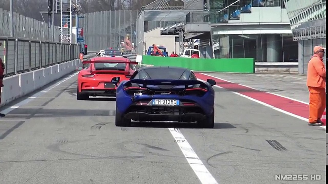 TUNED McLaren 720S Stage 1 800HP Destroys Porsches on Track!! - OnBoard with Incredible Sound!