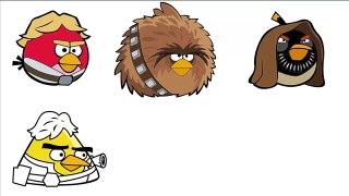 Angry Birds Coloring Pages For Learning Colors - Angry Birds Star Wars Coloring Book.