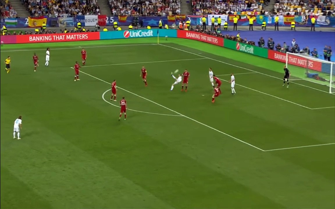SUPER GOAL-   Gareth Bale's - REAL MADRID 2-1 LIVERPOOL