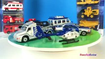 FIRE DEPARTMENT POLICE DEPARTMENT MIGHTY MACHINES CONSTRUCTION VEHICLES TEAMSTERZ STREET SERIES