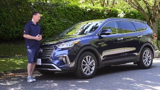 2017 Hyundai Santa Fe XL Review--NEW LOOK AND TECH