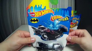 Машинки Хот Вилс меняющие цвет. + Бэтмобиль Hot Wheels color shifters. + Batmobile