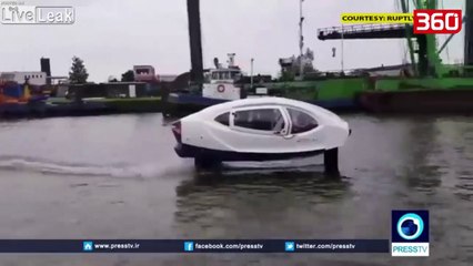 Francezët shpikin taksinë fluturuese, mund të notojë në ujë dhe të fluturojë (360video)