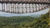First Hanging Bridge In Nallamala Forest In Andhra Pradesh వేలాడే రైల్వే వంతెన