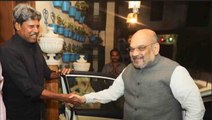 BJP President Amit Shah meets cricketing legend Kapil Dev in Delhi | वनइंडिया हिन्दी