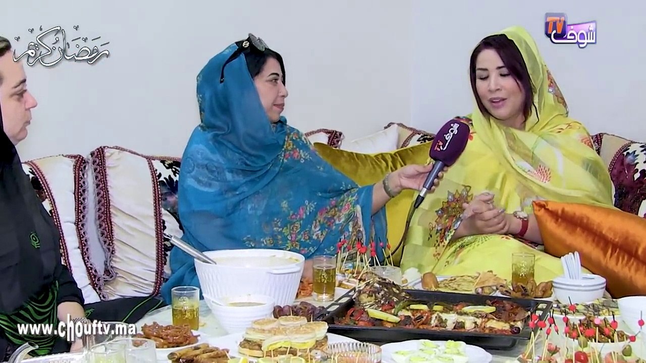 فطــور مع مشهور:لأول مرة في قلب منزل الفنانة سعيدة شرف رفقة أطفالها /هاكيفاش كندوز رمضان