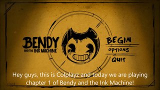 Let's Play - Bendy and the Ink Machine! Chapter 1